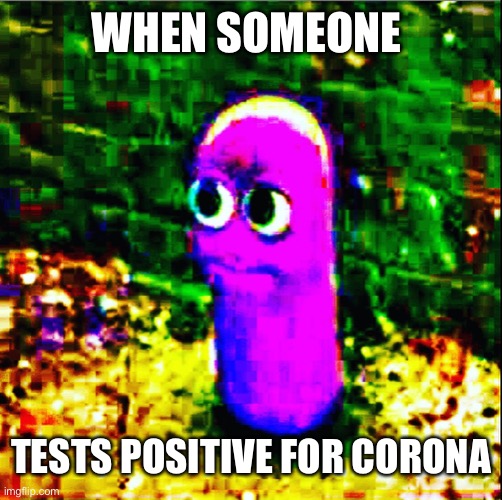 beanos | WHEN SOMEONE; TESTS POSITIVE FOR CORONA | image tagged in beanos | made w/ Imgflip meme maker