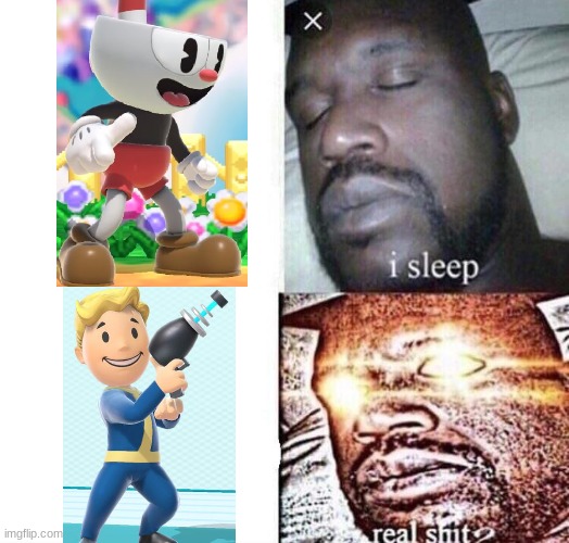 there both vintage | image tagged in i sleep real shit,super smash bros,vintage,fallout,cuphead | made w/ Imgflip meme maker