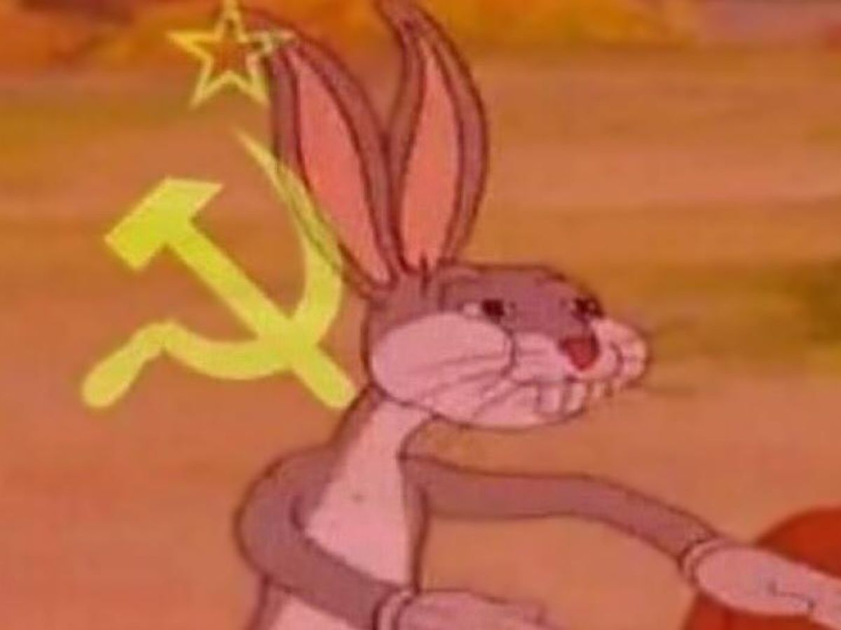 High Quality bugs bunny comunista Blank Meme Template