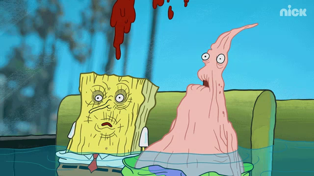 dehydrated spongebob