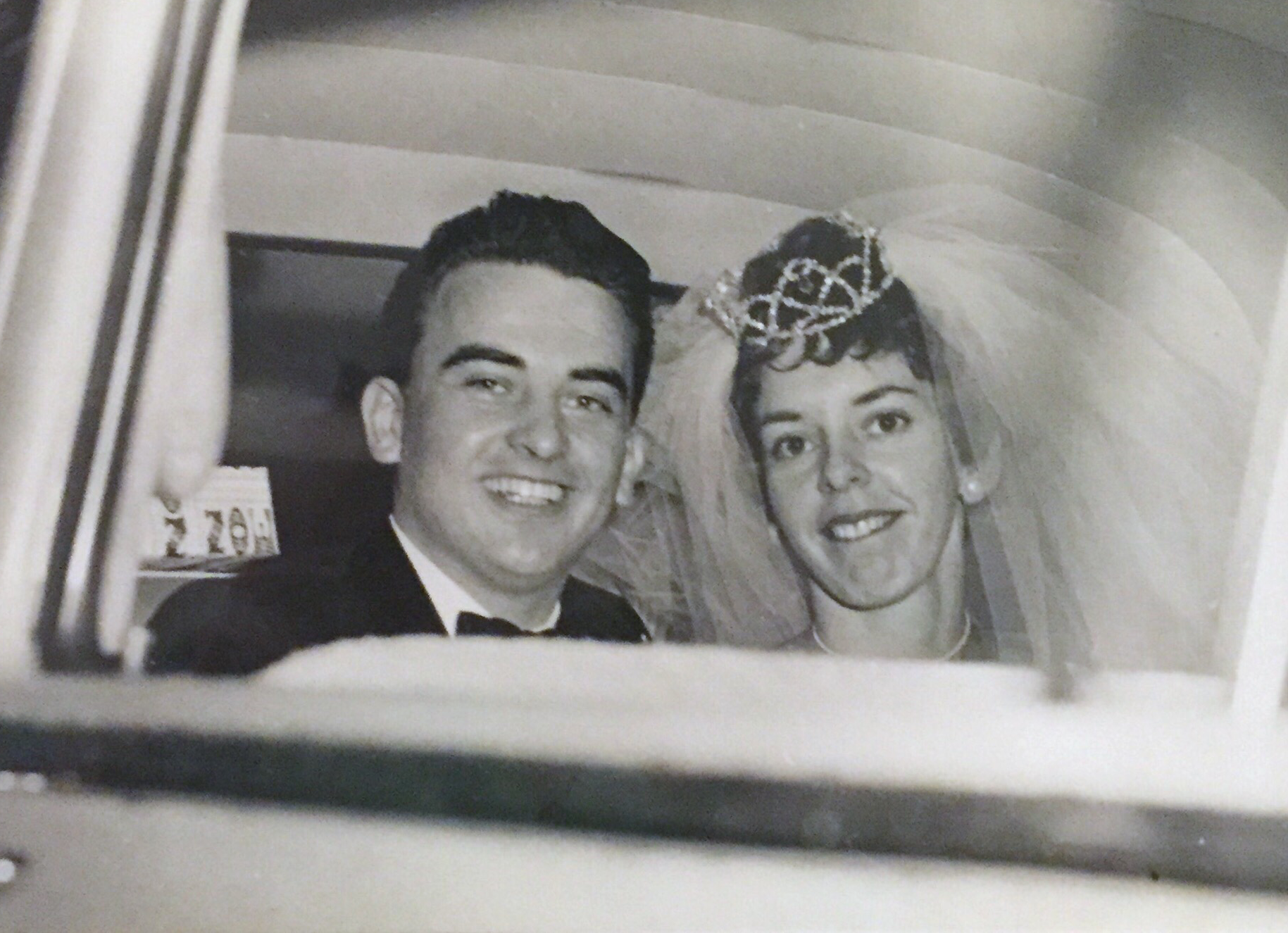 High Quality Married couple, 1950s, wife looks cheeky Blank Meme Template