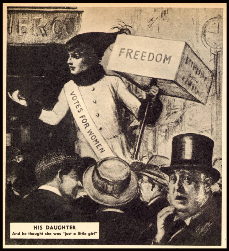Suffragette daughter Blank Meme Template