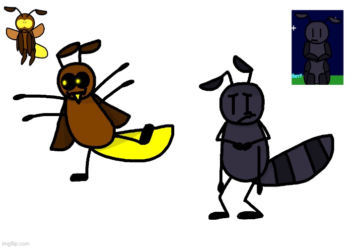 I redrew these two buggers. | made w/ Imgflip meme maker