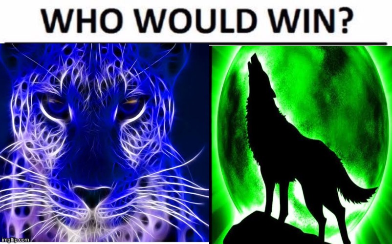Battle of neon | image tagged in who would win | made w/ Imgflip meme maker