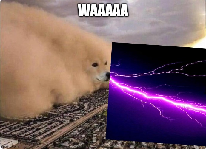 Doge Cloud | WAAAAA | image tagged in doge cloud | made w/ Imgflip meme maker