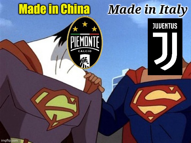 Juventus vs Piemonte Calcio (FIFA) | Made in China; Made in Italy | image tagged in memes,funny,football,soccer | made w/ Imgflip meme maker