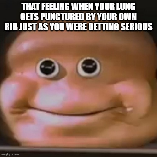 Big oof (Sorry for the spoilers) | THAT FEELING WHEN YOUR LUNG GETS PUNCTURED BY YOUR OWN RIB JUST AS YOU WERE GETTING SERIOUS | image tagged in the almighty loaf,mha,bnha,stain | made w/ Imgflip meme maker