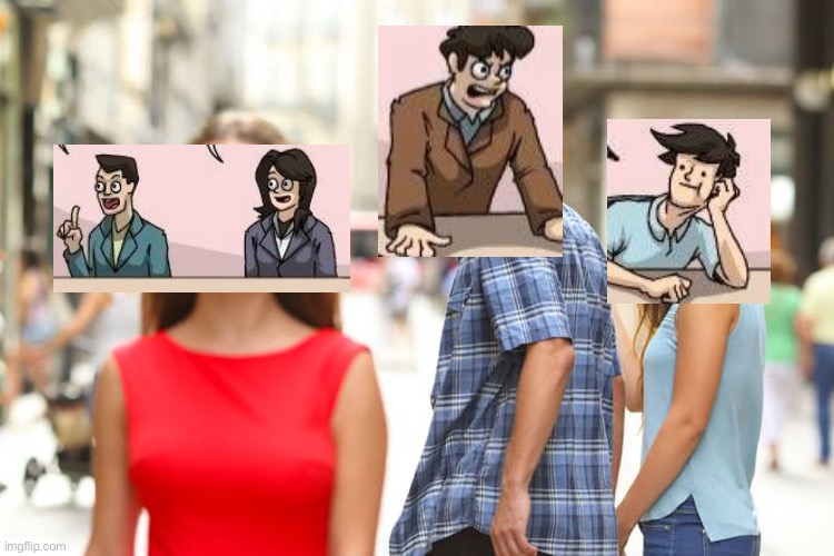 I know this ain’t funny | image tagged in memes,distracted boyfriend,crossover,boardroom meeting suggestion | made w/ Imgflip meme maker