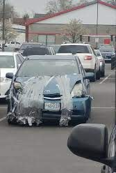 taped car Blank Meme Template