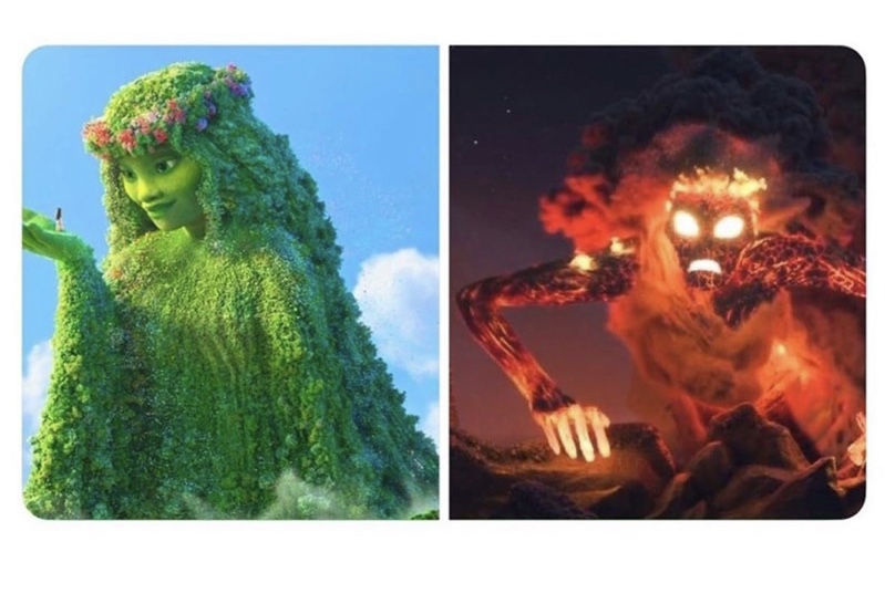 Moana Te Fiti Blank Meme Template