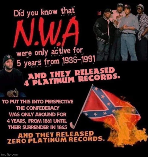 No lies detected. Fuck Tha Police is my heritage! (joke y'all) | image tagged in fuck the police,nwa,gangsta rap made me do it,rap,repost,confederate flag | made w/ Imgflip meme maker