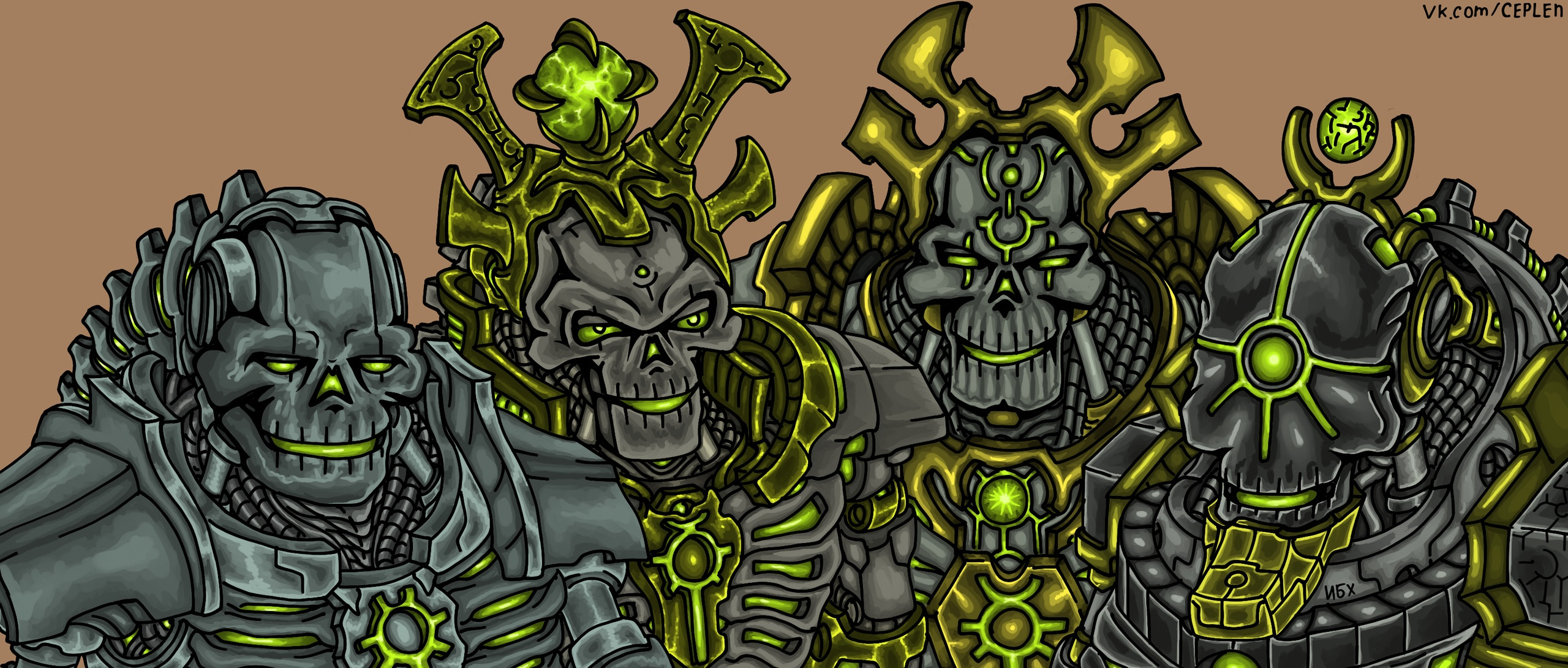 Me and the necrons Blank Meme Template