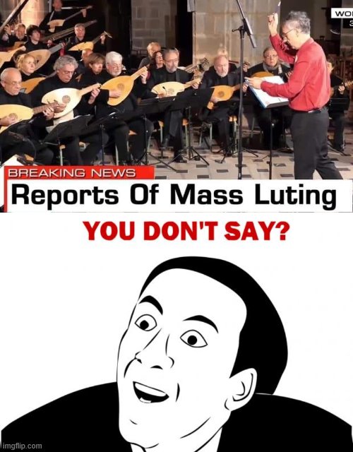 I like Luting. | image tagged in memes,you don't say,looting | made w/ Imgflip meme maker