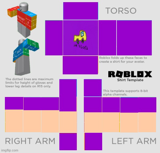 Roblox Purple Shirt Template 2020