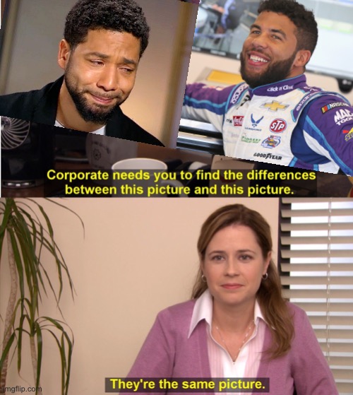 Hoaxes are nothing noose:  Jussie and Bubba indelibly intertwined until the end of time! | image tagged in memes,they're the same picture,jussie smollett,bubba,noose | made w/ Imgflip meme maker