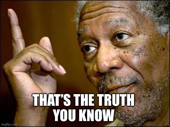 This Morgan Freeman | THAT’S THE TRUTH 
YOU KNOW | image tagged in this morgan freeman | made w/ Imgflip meme maker