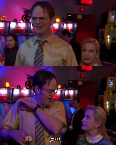High Quality Dwight and Angela Blank Meme Template