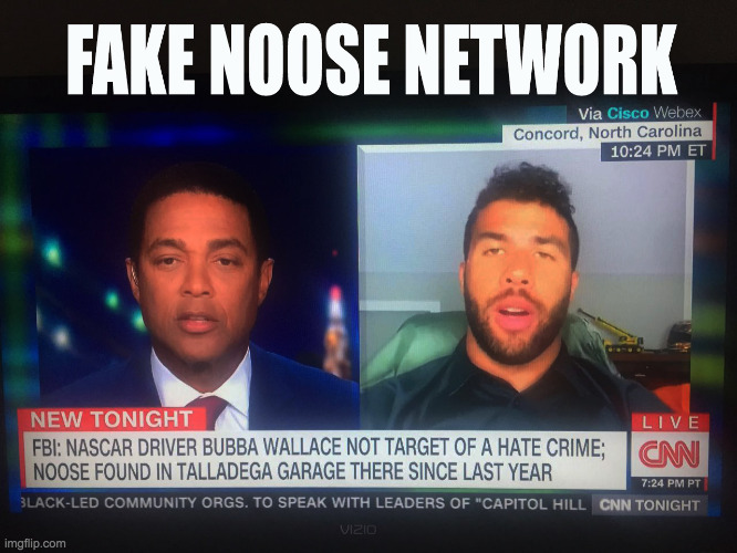 This Is CNN | image tagged in cnn,don lemon,msm,noose,bubba watson,fake news | made w/ Imgflip meme maker