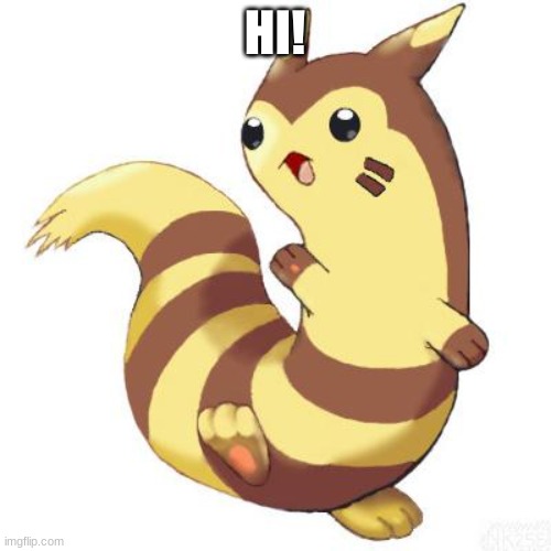 Furret wave | HI! | image tagged in furret wave | made w/ Imgflip meme maker