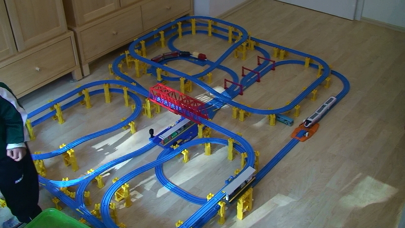 toy train track Blank Meme Template