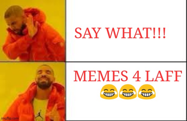 Say what | SAY WHAT!!! MEMES 4 LAFF
😂😂😂 | image tagged in laughing | made w/ Imgflip meme maker