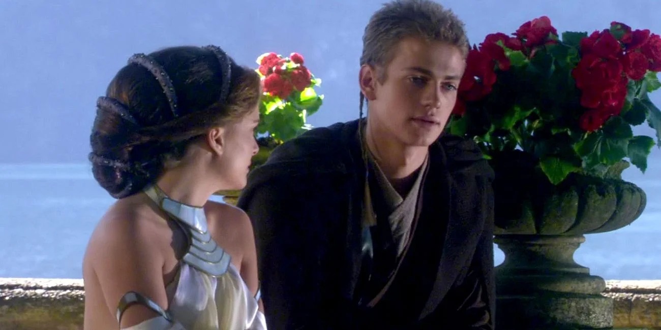 High Quality Anakin and Padme on Naboo Blank Meme Template