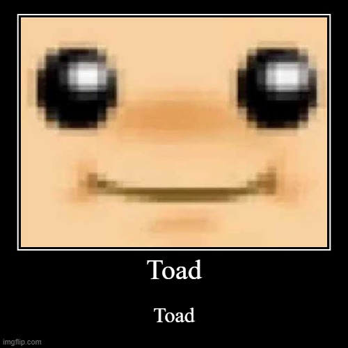 Toad | image tagged in toad | made w/ Imgflip demotivational maker