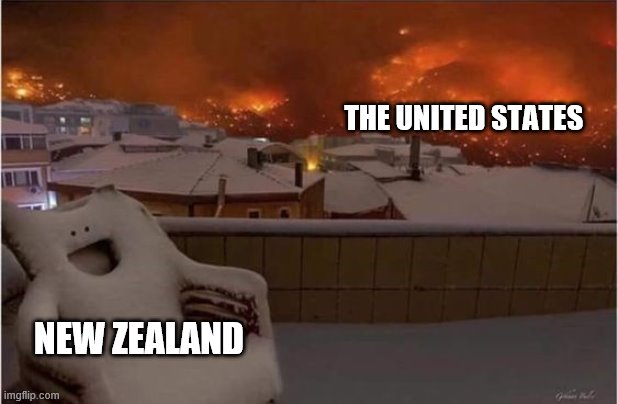 Get it? | THE UNITED STATES; NEW ZEALAND | image tagged in memes,coronavirus | made w/ Imgflip meme maker
