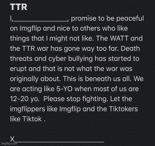 This is a peace treaty | image tagged in peace treaty | made w/ Imgflip meme maker