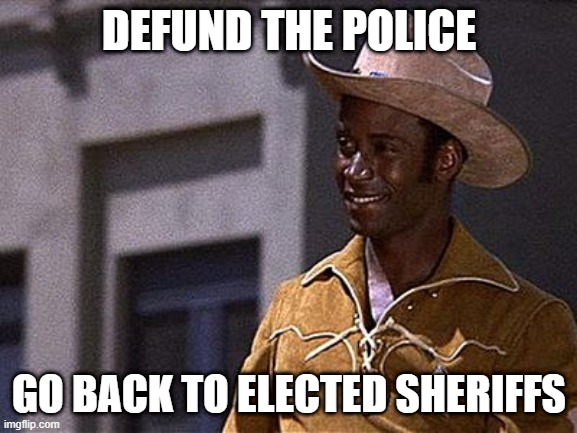 Sherrif Bart | DEFUND THE POLICE; GO BACK TO ELECTED SHERIFFS | image tagged in sherrif bart,sheriff,defund police,elect sheriff | made w/ Imgflip meme maker