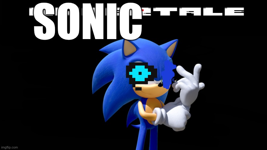 Sonictale | SONIC | image tagged in undertale | made w/ Imgflip meme maker