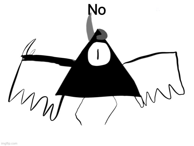 D | No | image tagged in dumb triangle named akira | made w/ Imgflip meme maker