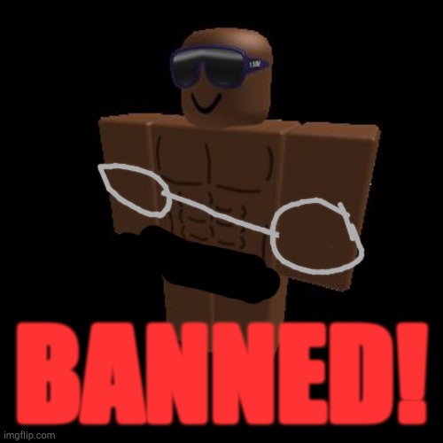 guilty | BANNED! | image tagged in roblox nowadays,illegal | made w/ Imgflip meme maker