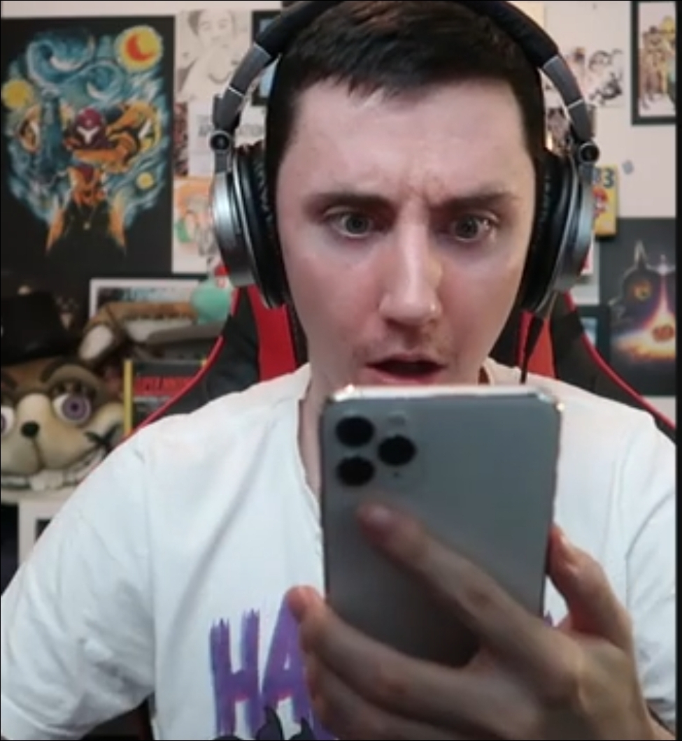 High Quality Surprised Dawko Blank Meme Template