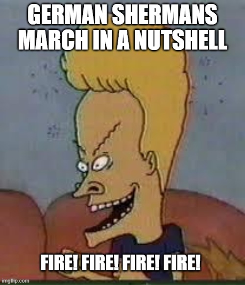 Beavis Sherman | GERMAN SHERMANS MARCH IN A NUTSHELL; FIRE! FIRE! FIRE! FIRE! | image tagged in beavis,general sherman,civil war,historical meme | made w/ Imgflip meme maker