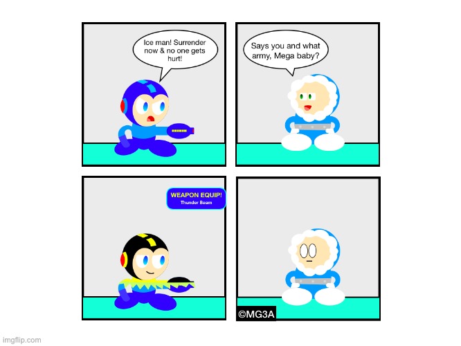 New Comic series: Mega Mishaps #002: Ice man | made w/ Imgflip meme maker