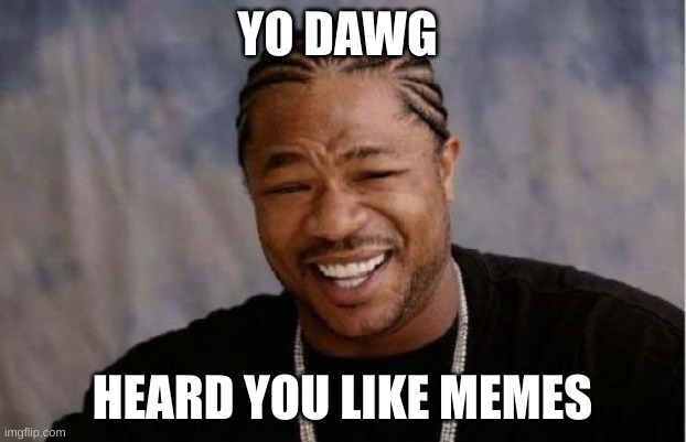 Yo Dawg Heard You | YO DAWG; HEARD YOU LIKE MEMES | image tagged in memes,yo dawg heard you | made w/ Imgflip meme maker
