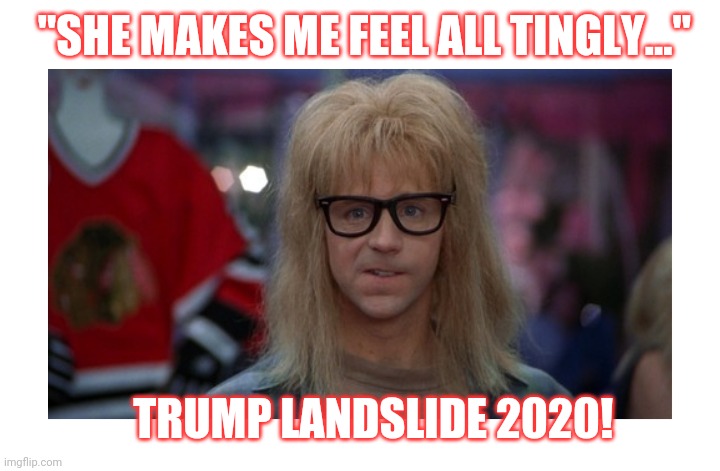 "SHE MAKES ME FEEL ALL TINGLY..." TRUMP LANDSLIDE 2020! | made w/ Imgflip meme maker