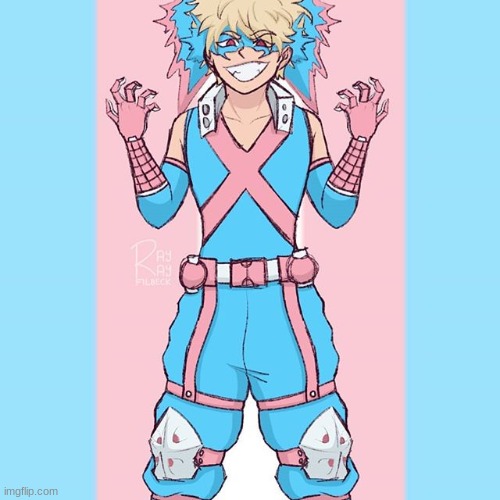 I do not own this but it is beautiful | image tagged in trans bakugou,bnha,lord explosion murder | made w/ Imgflip meme maker