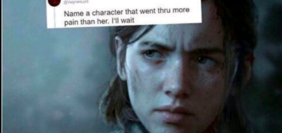 Name a character that went thru more pain her. i´ll wait Blank Meme Template