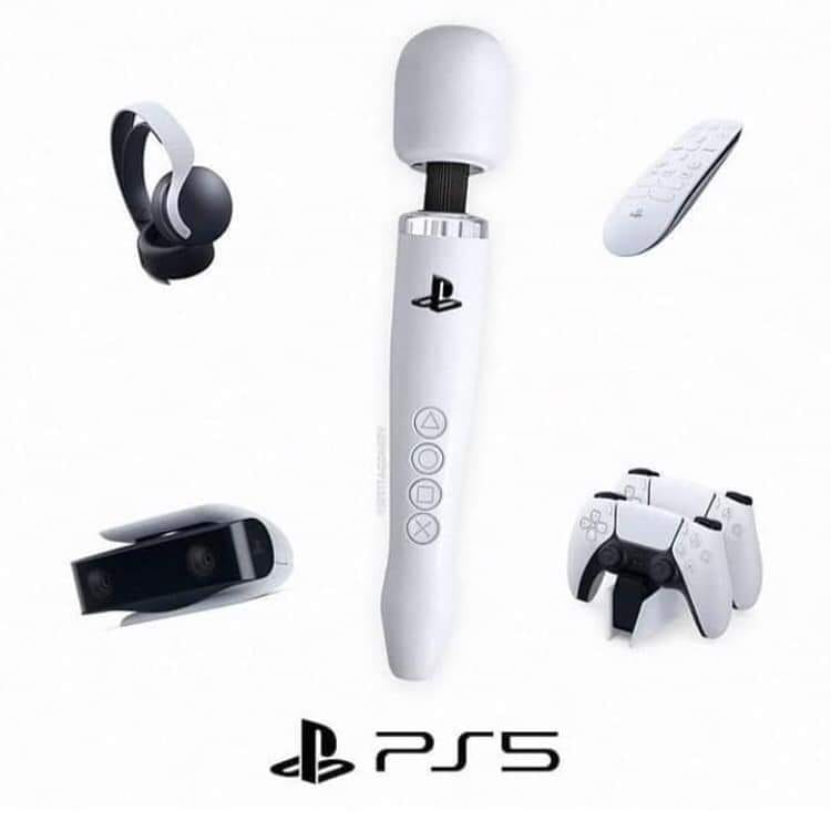 PS5 microphone sex toy Blank Meme Template