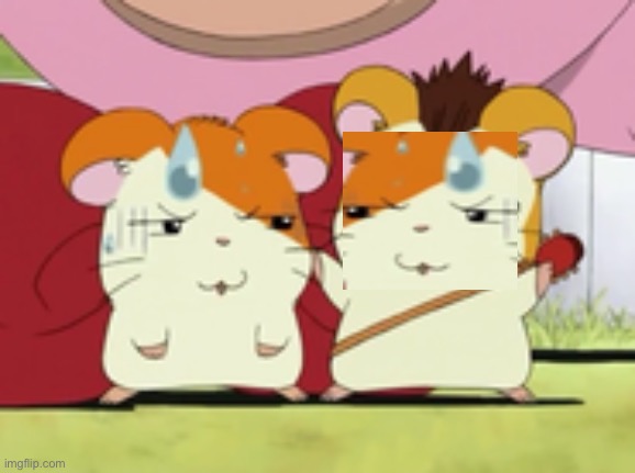 The Office Handshake (Hamtaro) | image tagged in the office handshake hamtaro | made w/ Imgflip meme maker