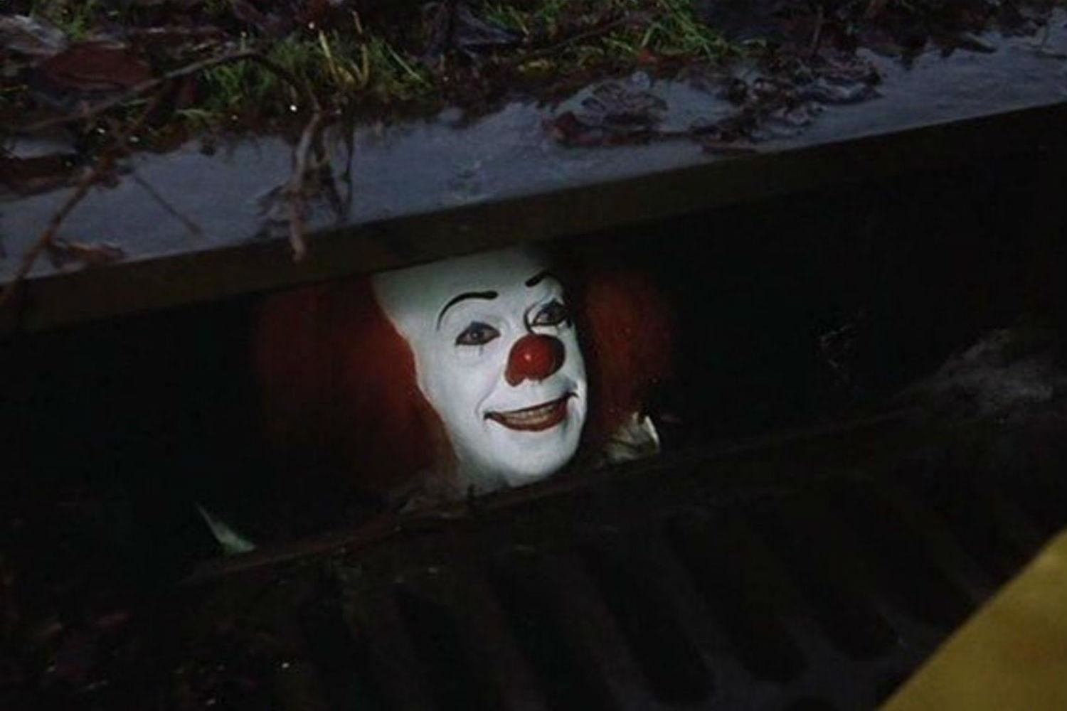 High Quality Pennywise in the sewers Blank Meme Template