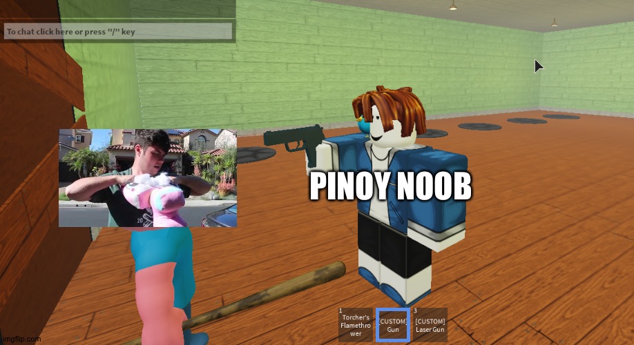 Deadly unikitty destruction | PINOY NOOB | image tagged in sans holding a gun at george,plainrock124 only 2000 for ever made | made w/ Imgflip meme maker