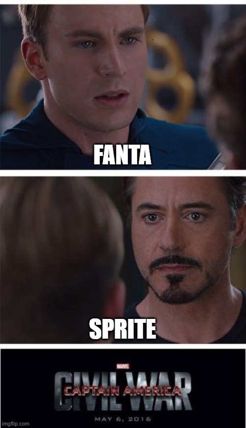 which side are you for? | FANTA; SPRITE | image tagged in meme | made w/ Imgflip meme maker