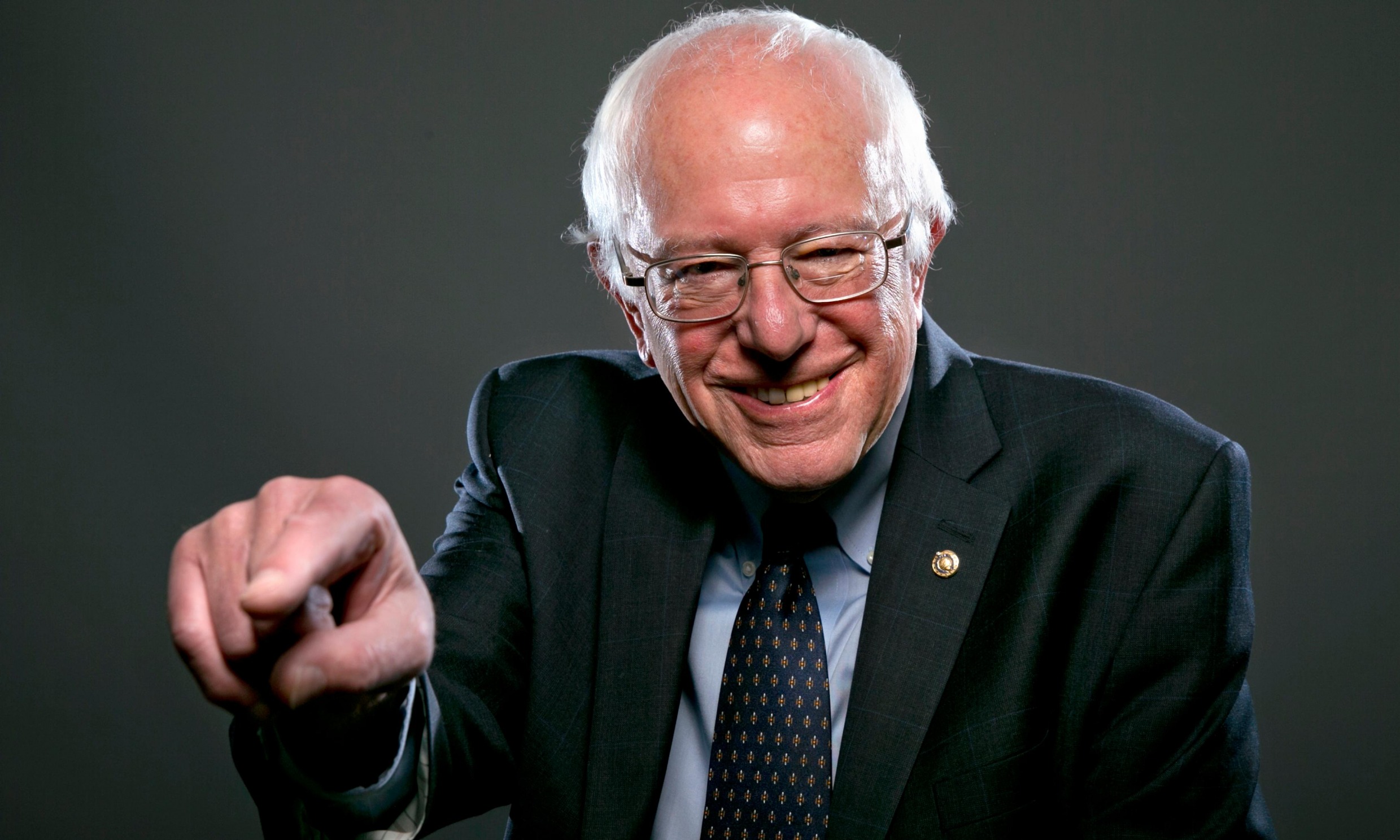 Bernie finger pointing down Blank Meme Template