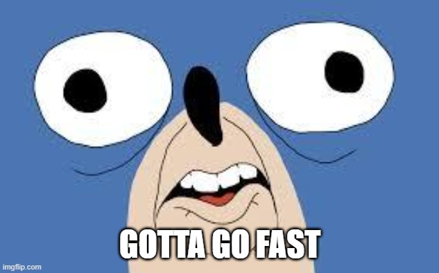 gotta go faster | GOTTA GO FAST | image tagged in gotta go faster | made w/ Imgflip meme maker