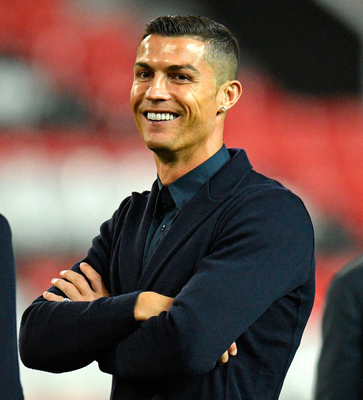 High Quality Ronaldo smile Blank Meme Template