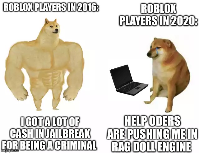 Gaming Buff Doge Vs Cheems Memes Gifs Imgflip