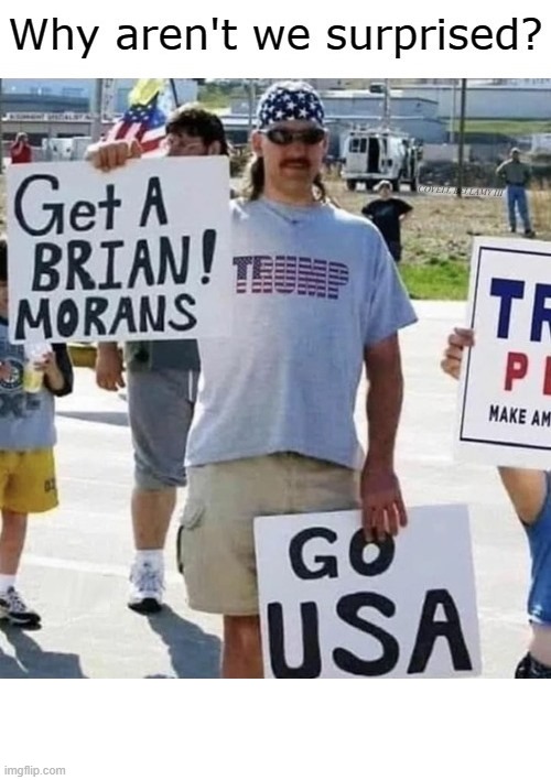 Trump Supporter Not Surprised | image tagged in trump supporter not surprised | made w/ Imgflip meme maker